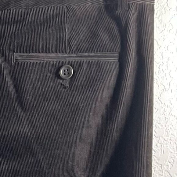 Theory Max C Corduroy Ebony Flare Pants - Picture 5 of 11